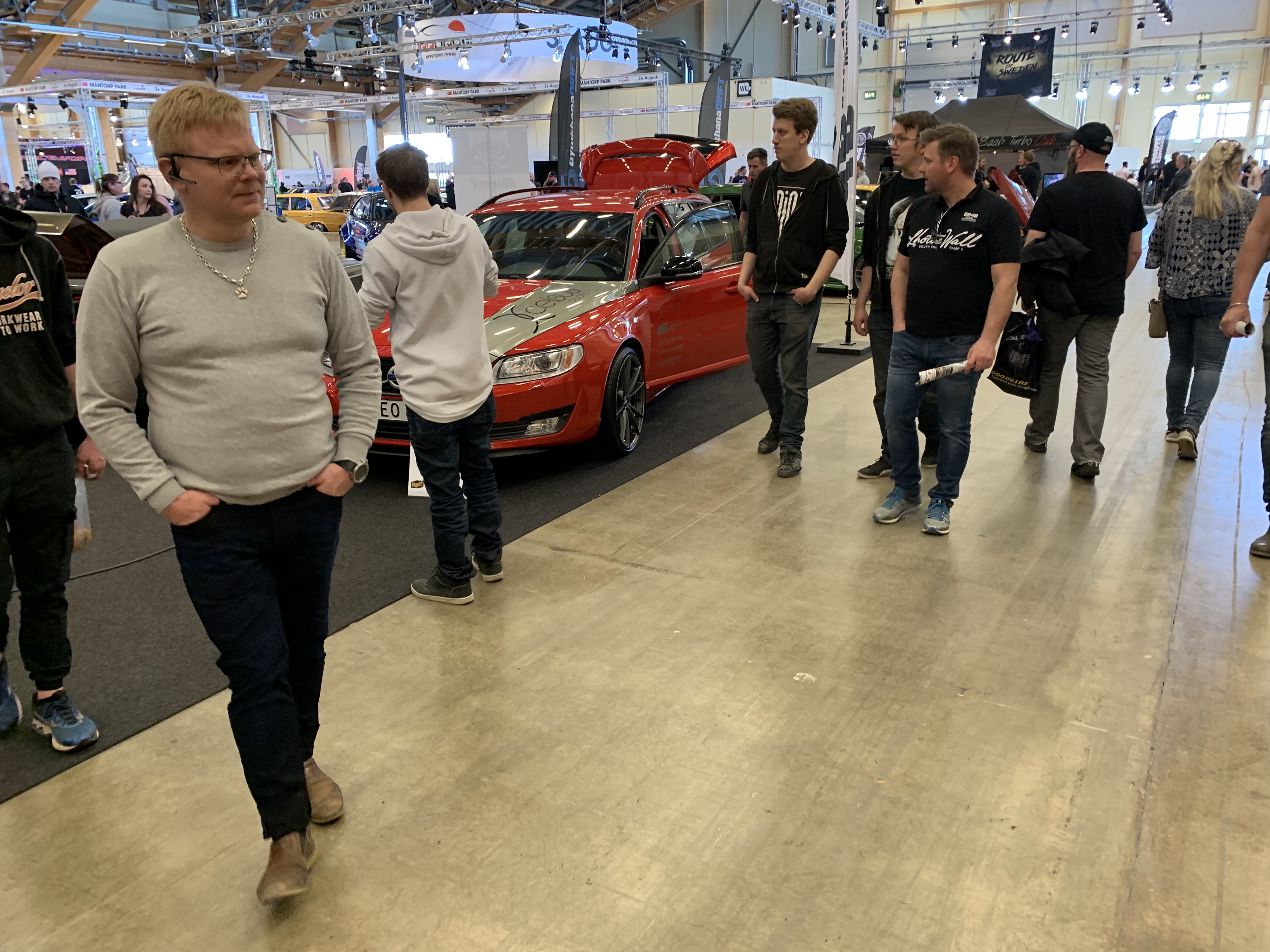 XCELSUS Show Car at Swedish Motor Show "ELMIA"